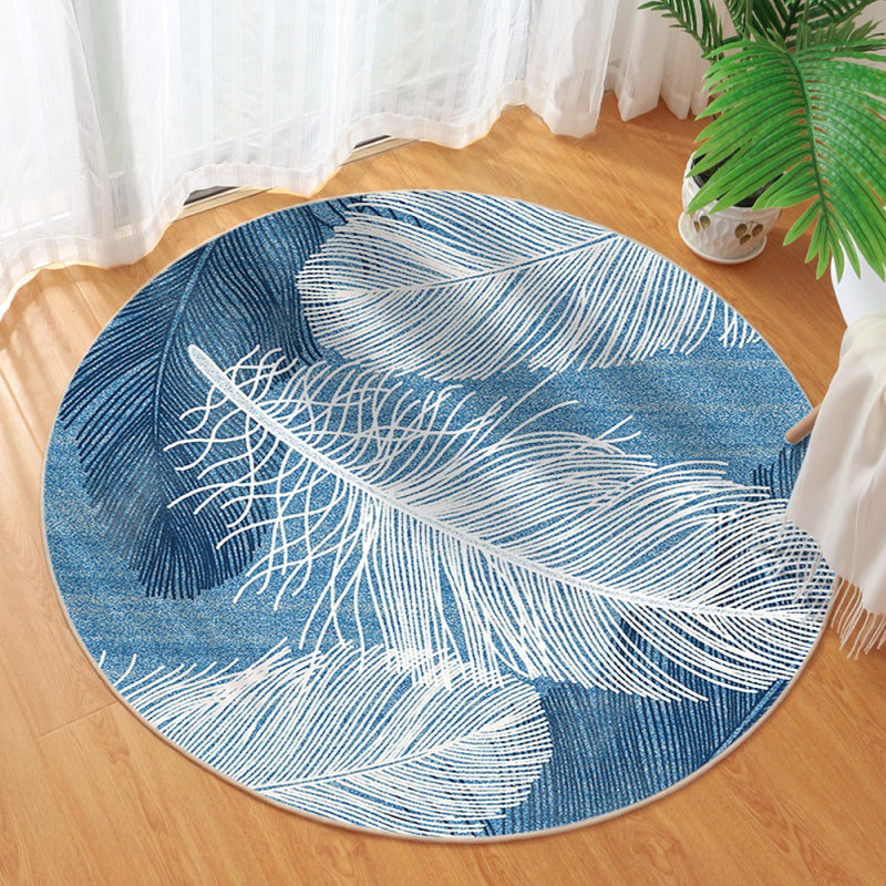 Cute Bedroom Rug Multicolored Cartoon Printed Carpet Synthetic Non-Slip Back Washable Indoor Rug | Bowlift