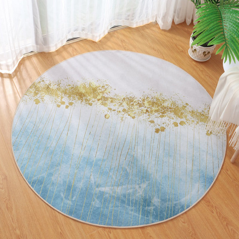 Cute Bedroom Rug Multicolored Cartoon Printed Carpet Synthetic Non-Slip Back Washable Indoor Rug | Bowlift