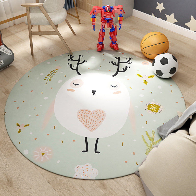 BowLift | Beautiful Children's Room Carpet Colorful Cartoon Printed Indoor Carpet Polypropylene Pet-Friendly Machine Washable Carpet