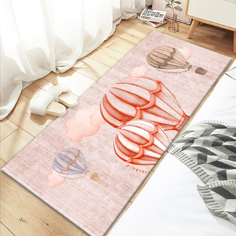 BowLift | Beautiful Bedroom Rug Multicolor Cartoon Printed Indoor Carpet PVC Non-Slip Back Machine Washable Rug