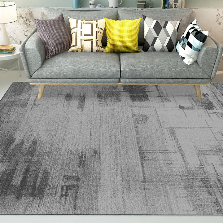 BowLift | Natural living room rug multicolored abstract pattern rug cotton blend easy care washable pet-friendly rug