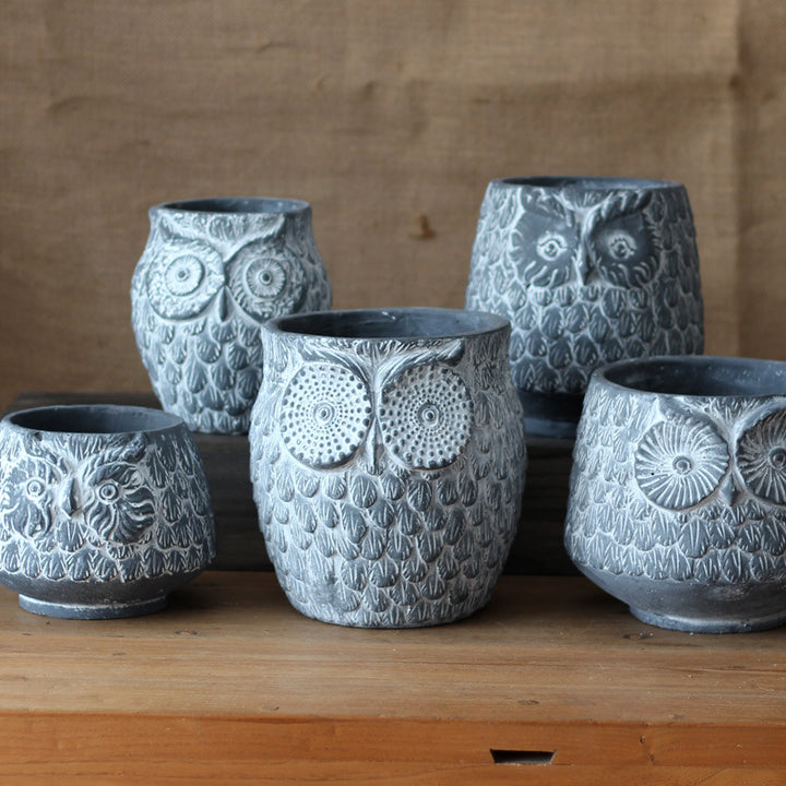 Decorative Owl Ceramic Pot Bowlift