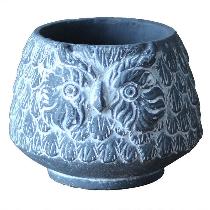 Decorative Owl Ceramic Pot Bowlift