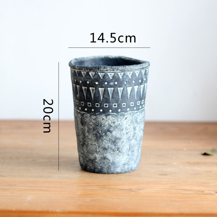 Elegant decorative pot made of high-quality concrete Bowlift