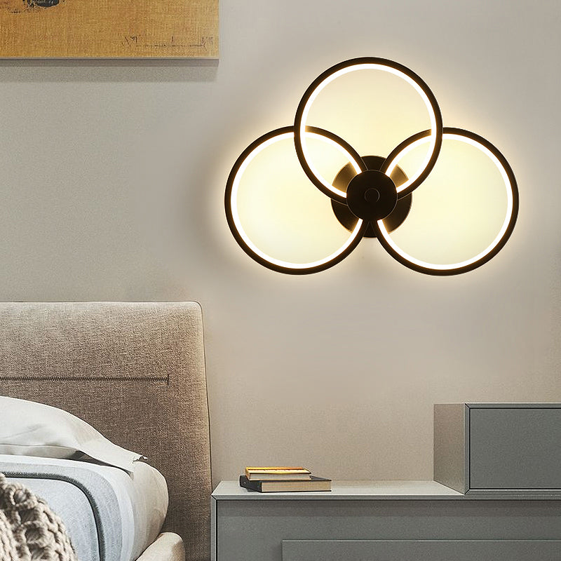 BowLift | Acrylic Loop-shaped Wall Light Simplicity LED Wall Sconce for Bedroom