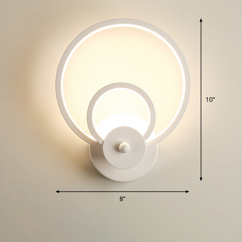 BowLift | Acrylic Loop-shaped Wall Light Simplicity LED Wall Sconce for Bedroom