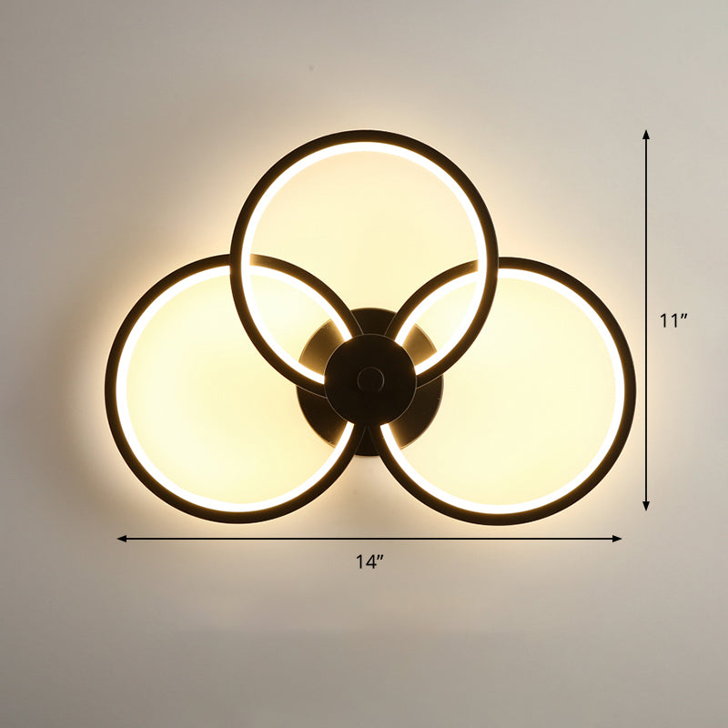 BowLift | Acrylic Loop-shaped Wall Light Simplicity LED Wall Sconce for Bedroom