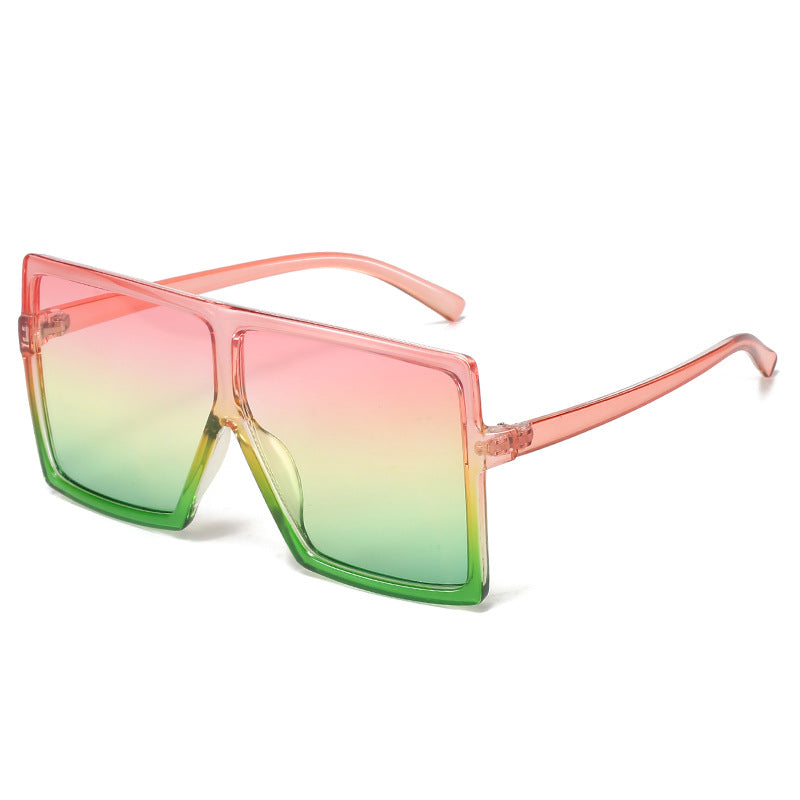 Oversized Geometric Shield Sunglasses Bowlift 1787812195