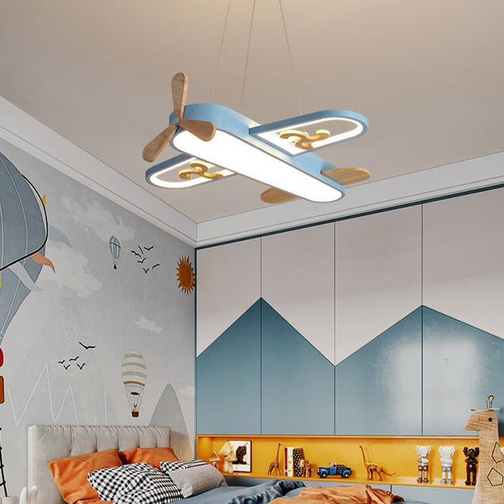 BowLift | LED Airplane Children's Room Chandelier - SkyFlyer
