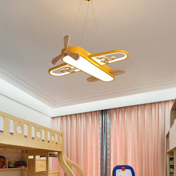 BowLift | SkyDream Pendant - Playful Airplane LED Ceiling Lamp for Kids