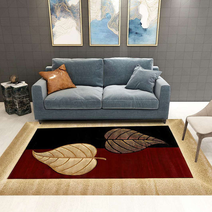 Modern Living Rug Decorative Rug Multicolor Print Rug Synthetic Stain Resistant Machine Washable Non-Slip Backing Rug | Bowlift