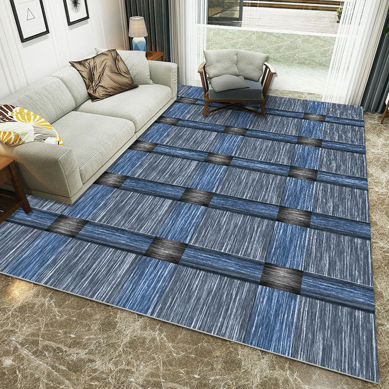 Multi-Color Geometric Rug Polypropylene Modern Rug Washable Stain Resistant Non-Slip Rug for Home | Bowlift