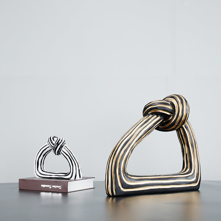 Artistic Ceramic Knot Sculpture