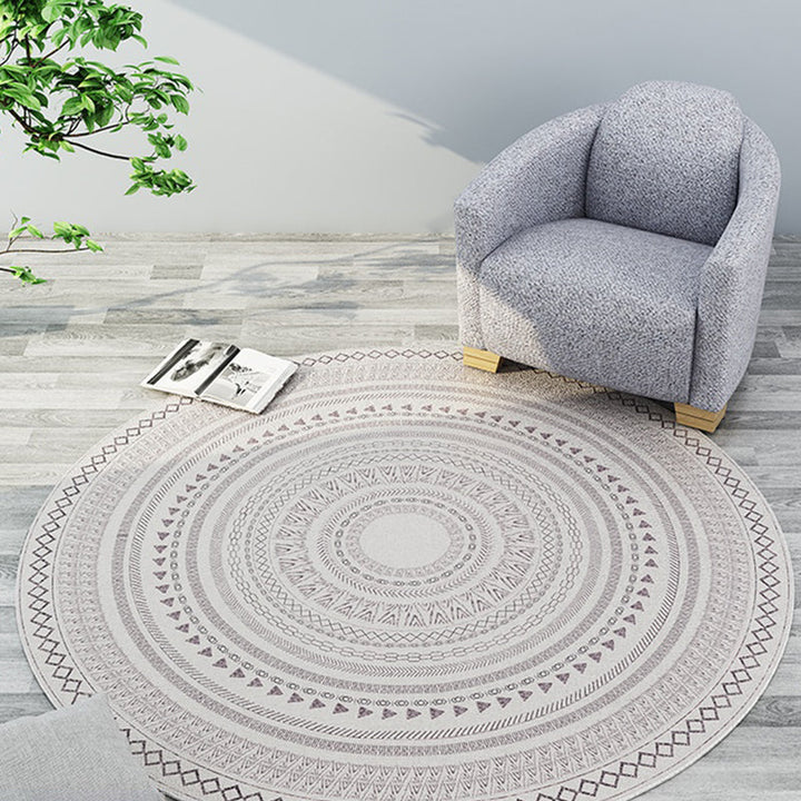BowLift | Southwest Bedroom Rug Multicolored Geometric Pattern Indoor Rug Polyester Non-Slip Back Pet-Friendly Area Rug