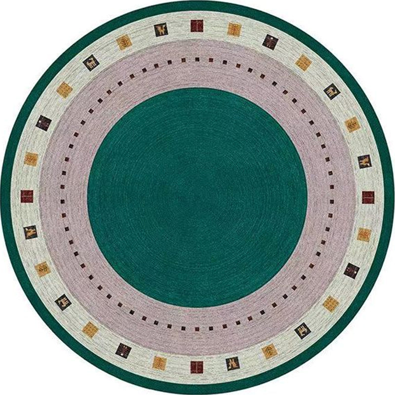 BowLift | Southwest Bedroom Rug Multicolored Geometric Pattern Indoor Rug Polyester Non-Slip Back Pet-Friendly Area Rug