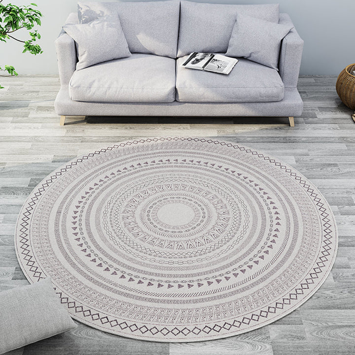 BowLift | Southwest Bedroom Rug Multicolored Geometric Pattern Indoor Rug Polyester Non-Slip Back Pet-Friendly Area Rug