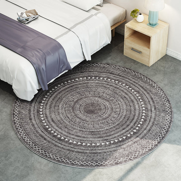 BowLift | Southwest Bedroom Rug Multicolored Geometric Pattern Indoor Rug Polyester Non-Slip Back Pet-Friendly Area Rug