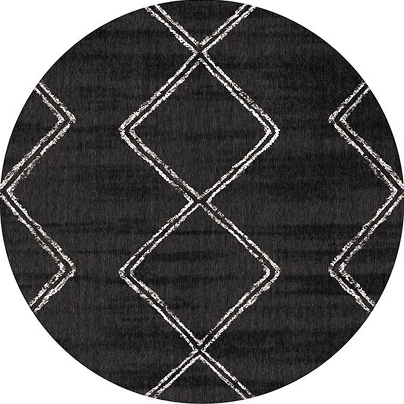 BowLift | Southwest Bedroom Rug Multicolored Geometric Pattern Indoor Rug Polyester Non-Slip Back Pet-Friendly Area Rug