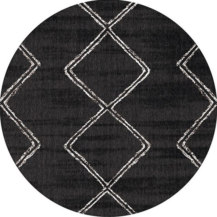 BowLift | Southwest Bedroom Rug Multicolored Geometric Pattern Indoor Rug Polyester Non-Slip Back Pet-Friendly Area Rug