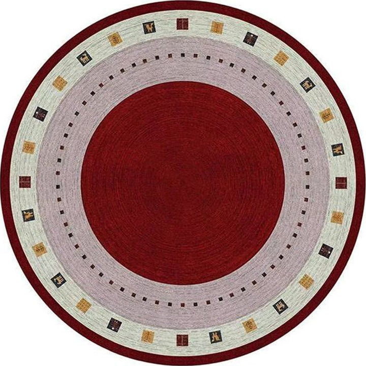 BowLift | Southwest Bedroom Rug Multicolored Geometric Pattern Indoor Rug Polyester Non-Slip Back Pet-Friendly Area Rug