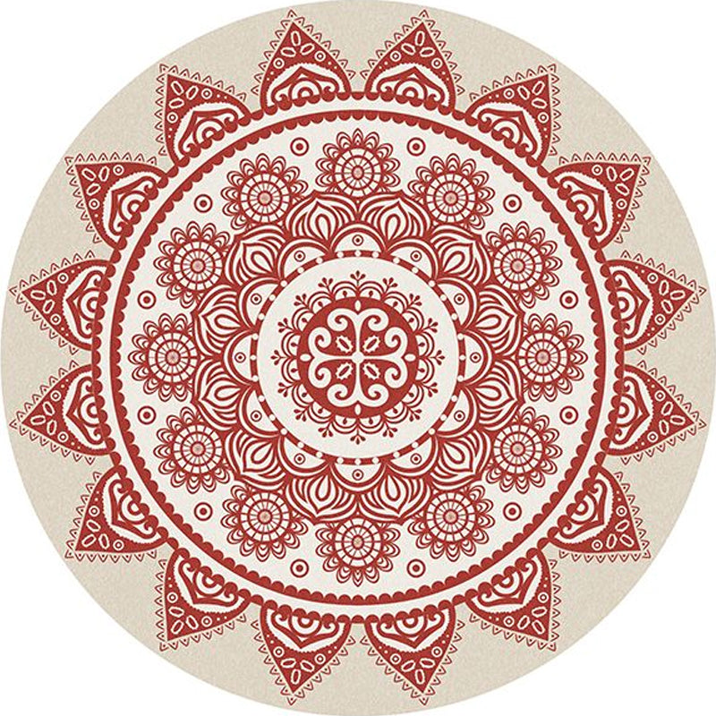 BowLift | Southwest Bedroom Rug Multicolored Geometric Pattern Indoor Rug Polyester Non-Slip Back Pet-Friendly Area Rug