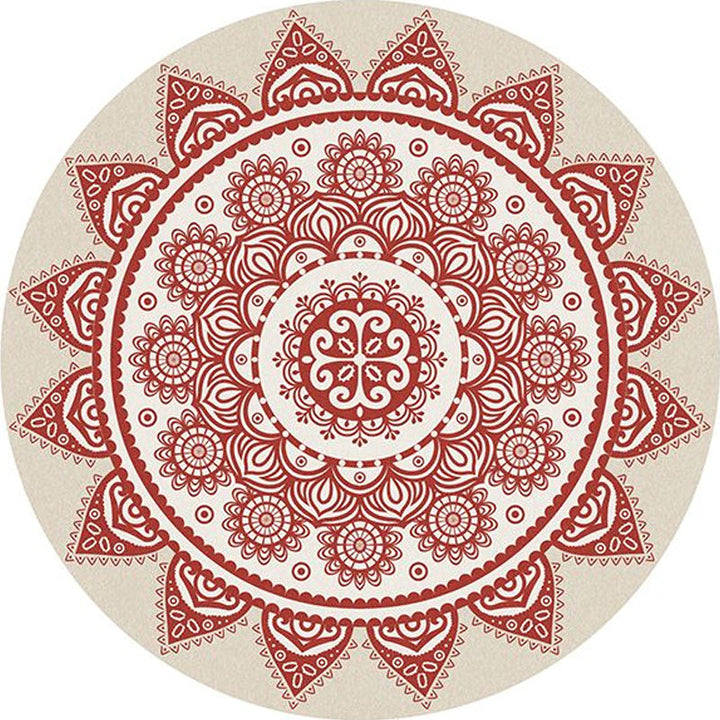 BowLift | Southwest Bedroom Rug Multicolored Geometric Pattern Indoor Rug Polyester Non-Slip Back Pet-Friendly Area Rug