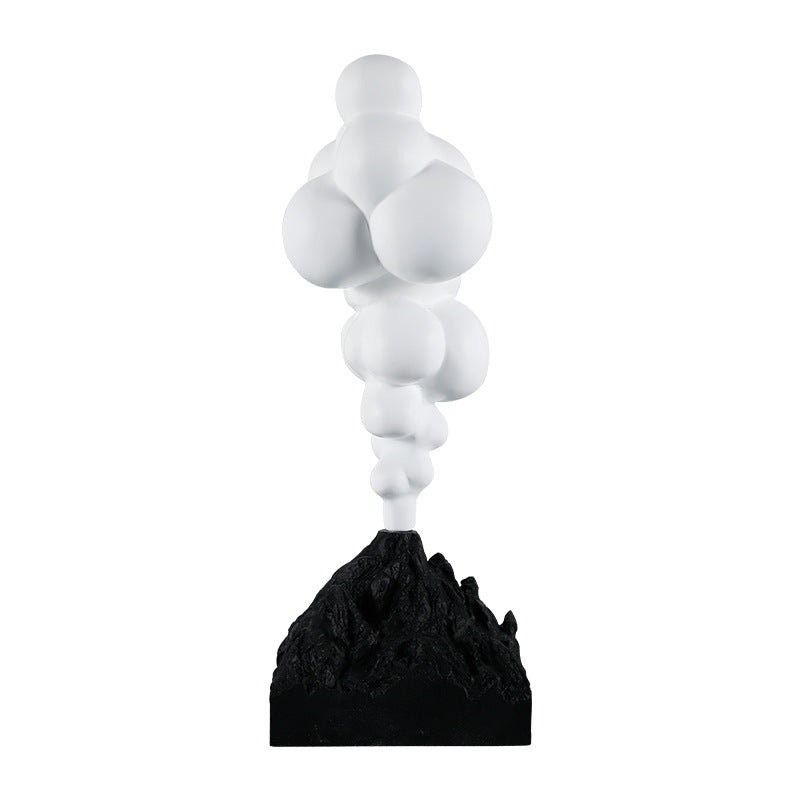 Creative Volcanic Eruption Sculpture
