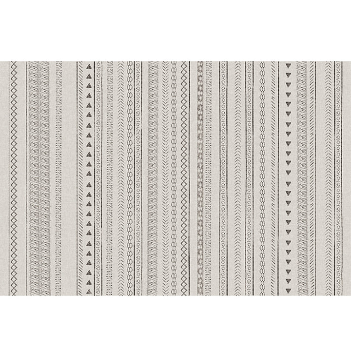 BowLift | Bohemian Living Room Rug Multicolor Geometric Pattern Rug Polyester Non-Slip Mat Pet-Friendly Indoor Rug