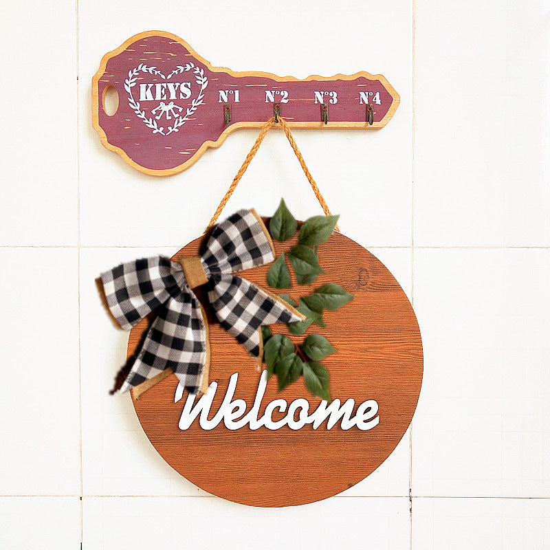 Decorative Wooden Welcome Wall Sign