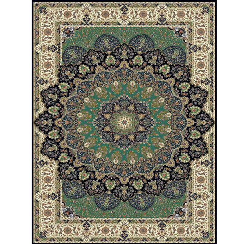 BowLift | Multicolored Retro Carpet Polypropylene Flower Pattern Carpet pet-friendly machine washable Indoor Carpet for Living Room