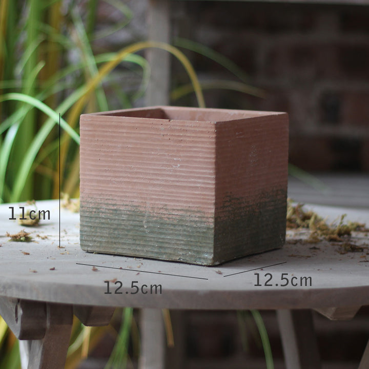 Decorative flower pot with woven design Bowlift