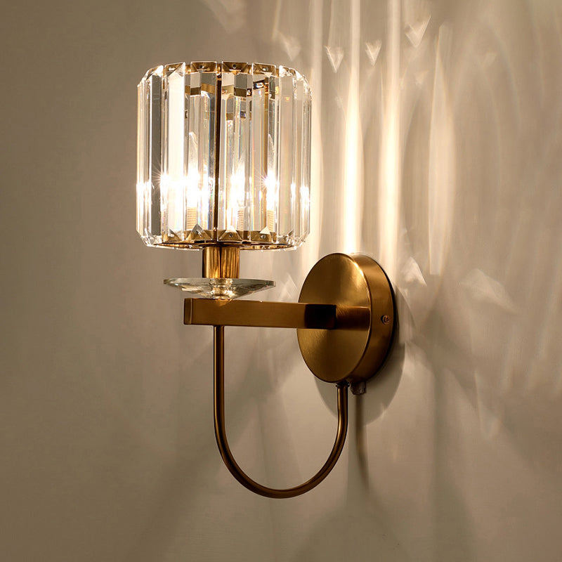 BowLift | CrystalLux Elegant Wall Lamp - Luxury Cylindrical Design for Modern Interiors