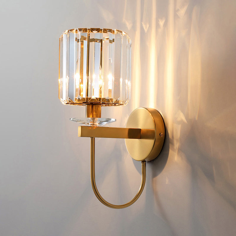 BowLift | CrystalLux Elegant Wall Lamp - Luxury Cylindrical Design for Modern Interiors