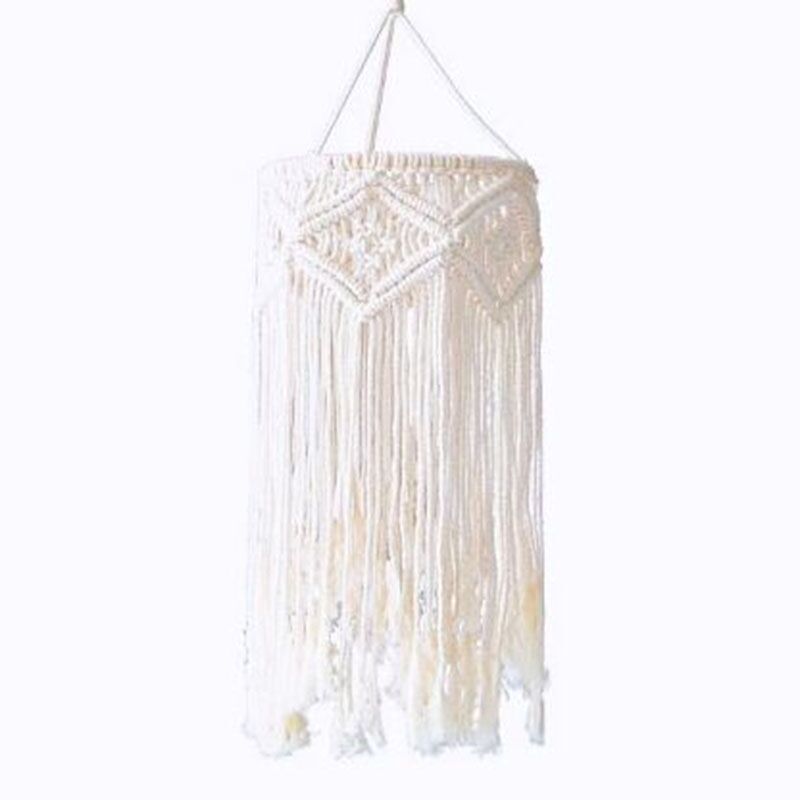 Macrame Hanging Lamp Shade Bowlift