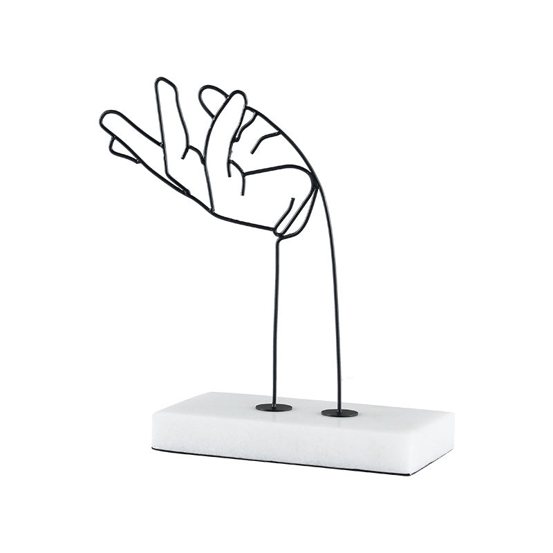 Abstract Hand Gesture Sculpture