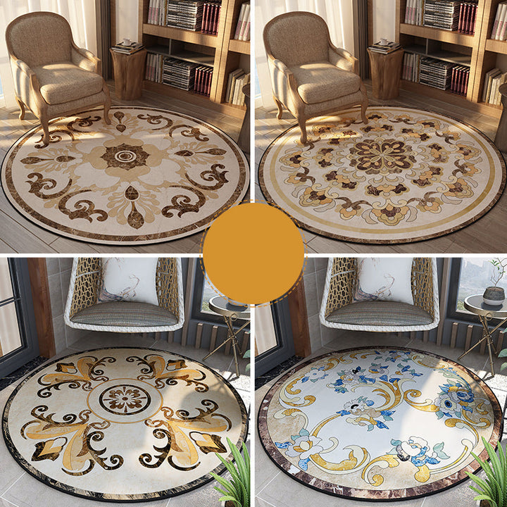 BowLift | Olden Bedroom Carpet Multicolored Floral Pattern Indoor Carpet Polypropylene Non-Slip Back Easy Care Area Rug