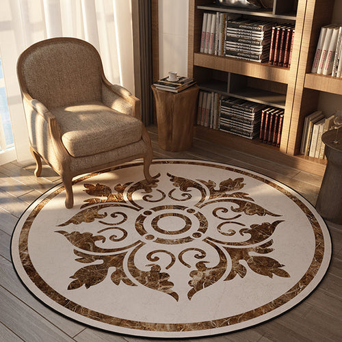 BowLift | Olden Bedroom Carpet Multicolored Floral Pattern Indoor Carpet Polypropylene Non-Slip Back Easy Care Area Rug