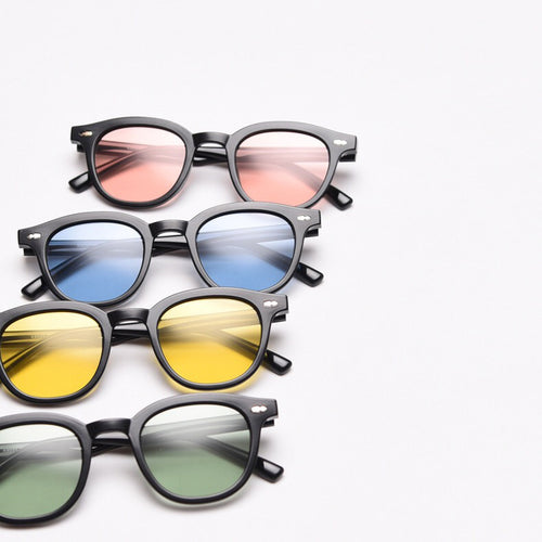 Fashionable sunglasses with round lenses and stylish frame Bowlift