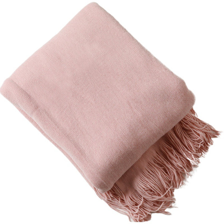 Luxurious Plush Fringe Throw Blanket