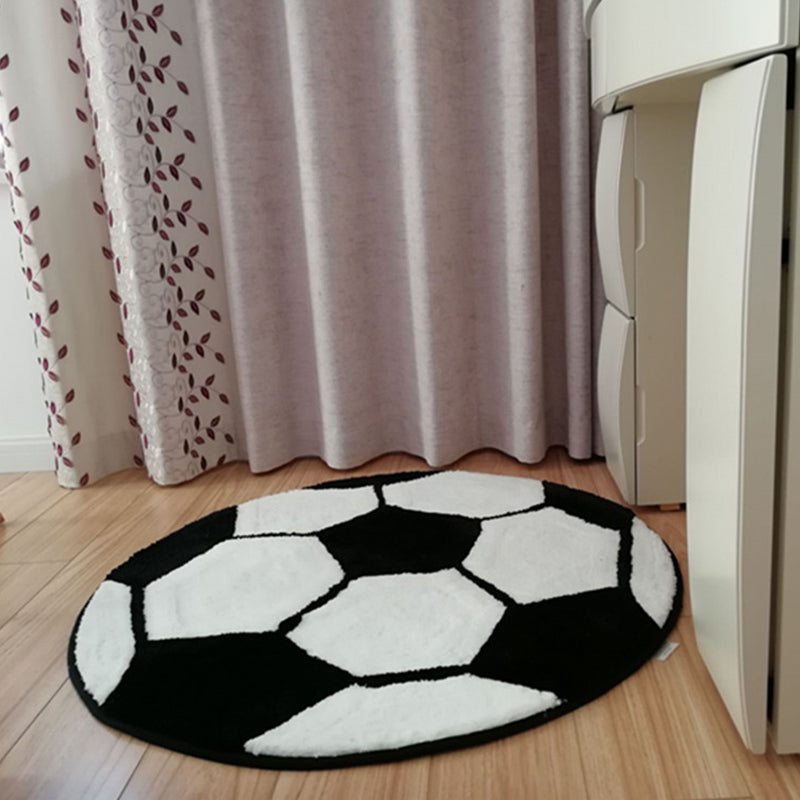 BowLift | Casual Kids Bedroom Rug Multicolored 3D Print Indoor Rug Polyester Non-Slip Back Pet-Friendly Area Rug