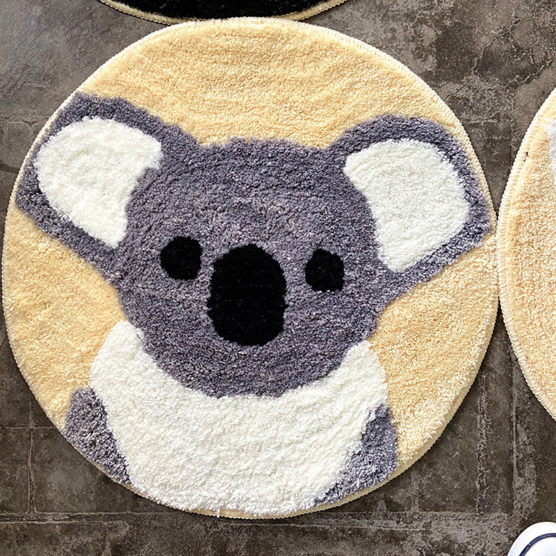 BowLift | Casual Cartoon Print Rug Multi Color Synthetic Area Rug Non-Slip Backing Pet-Friendly Area Rug for Decoration