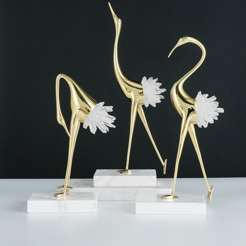 Elegant Decorative Bird Sculpture