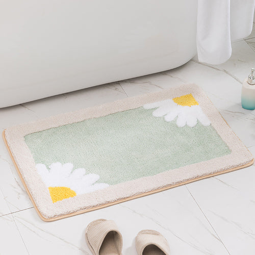 Decorative Floral Bath Mat