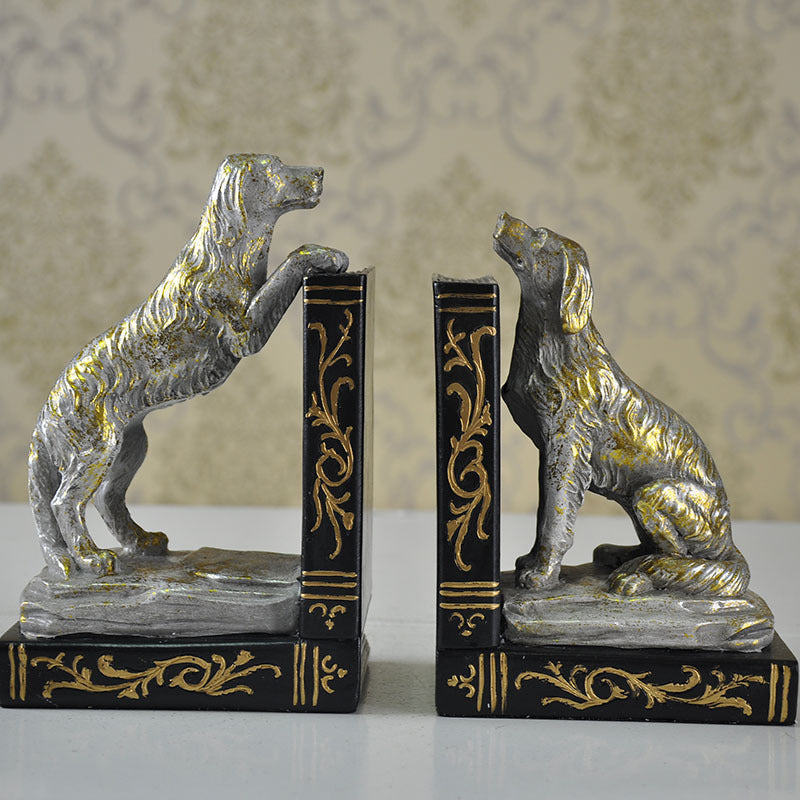Decorative Dog Bookends