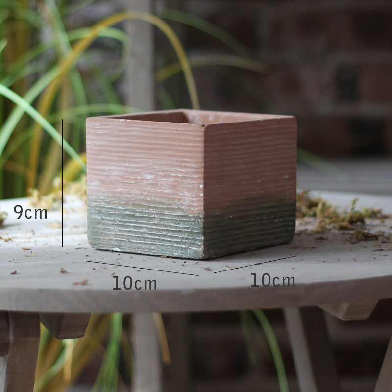 Decorative flower pot with woven design Bowlift