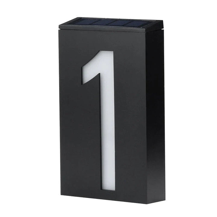BowLift | Lighted House Number on Solar Energy - SolarSign