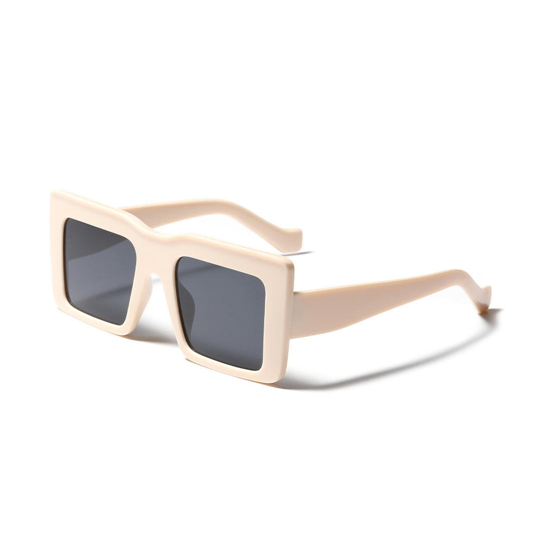 Women square sunglasses with transparent frame and UV protection Bowlift