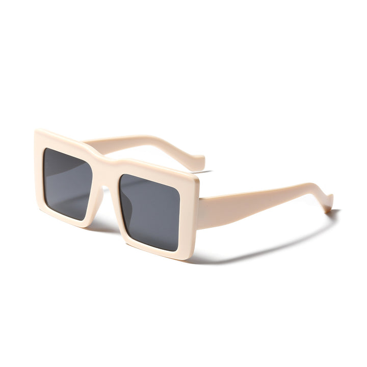 Women square sunglasses with transparent frame and UV protection Bowlift