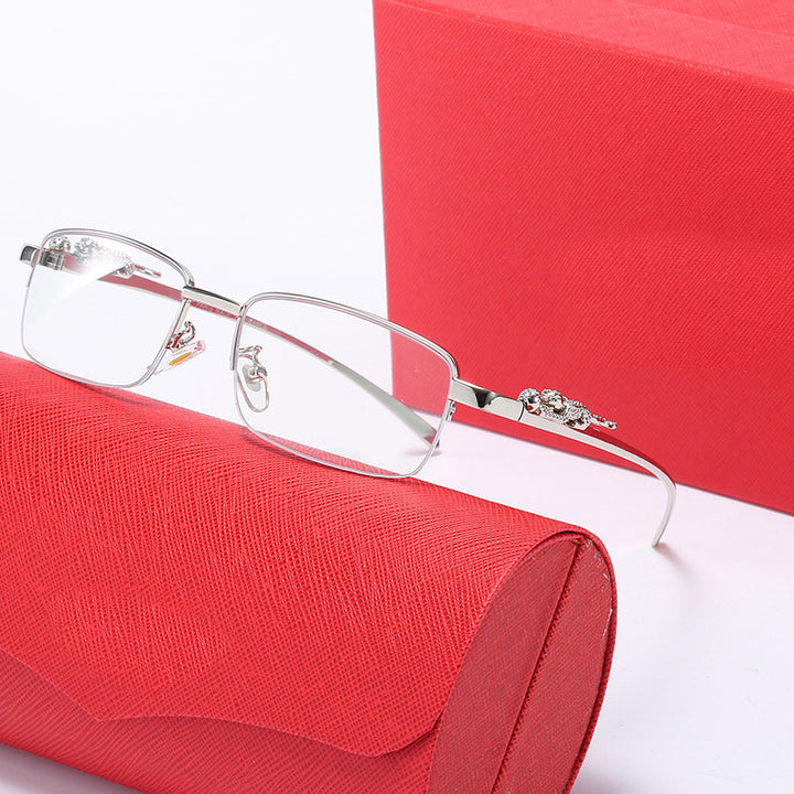 Women Elegant Correction Glasses with Filigree Design and High-Quality Metal Frame Bowlift