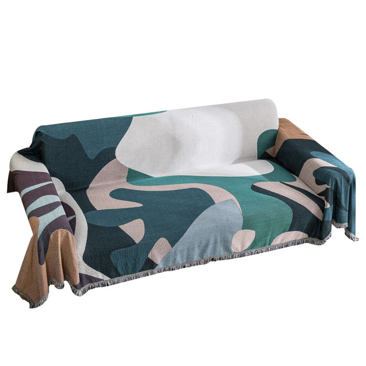 Cozy Abstract Patterned Throw Blanket